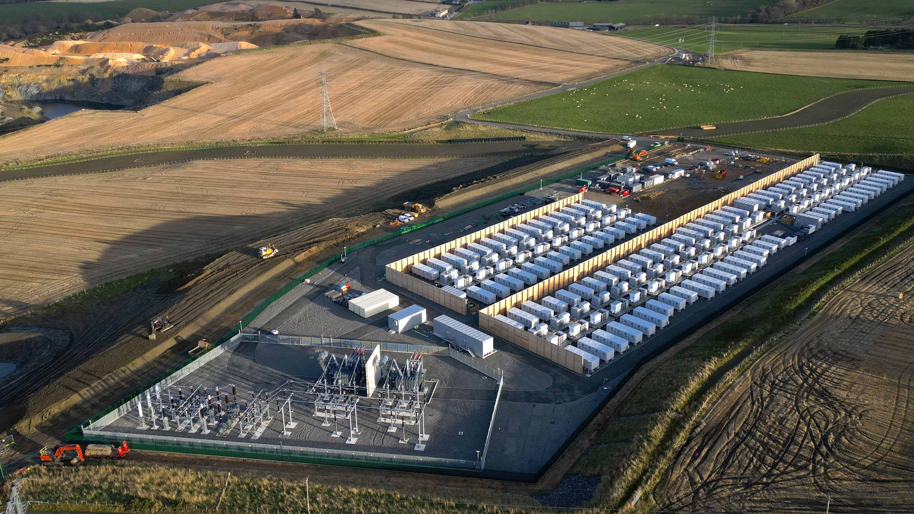 Battery,Energy,Storage,System,Bess,Blackhillock Battery Energy Storage System BESS Blackhillock